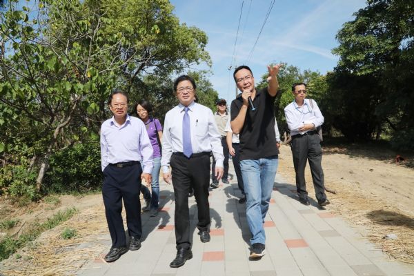 延伸巴克禮公園綠化軸帶 打造南台南副都心林間步道