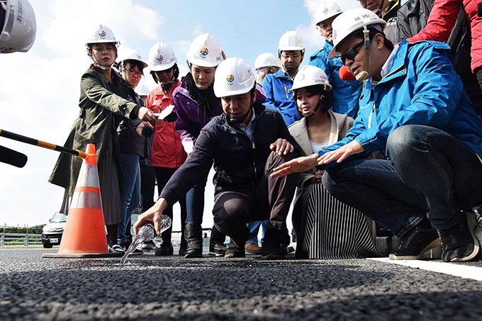 朱立倫今視察樹林柑城橋改建工程