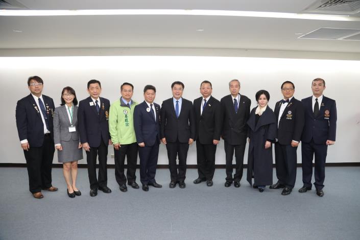 日港台國際獅子會拜會市長 促進城市交流