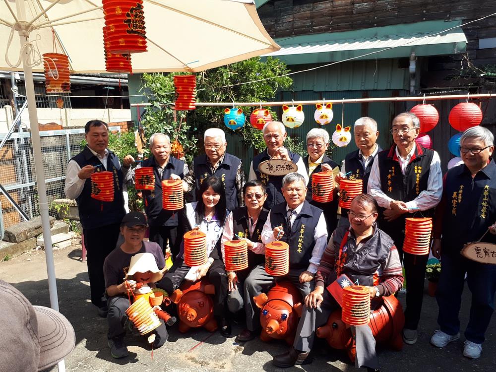 雲霄古道創意裝置元宵提燈 巷弄燈會17日舉行點燈儀式