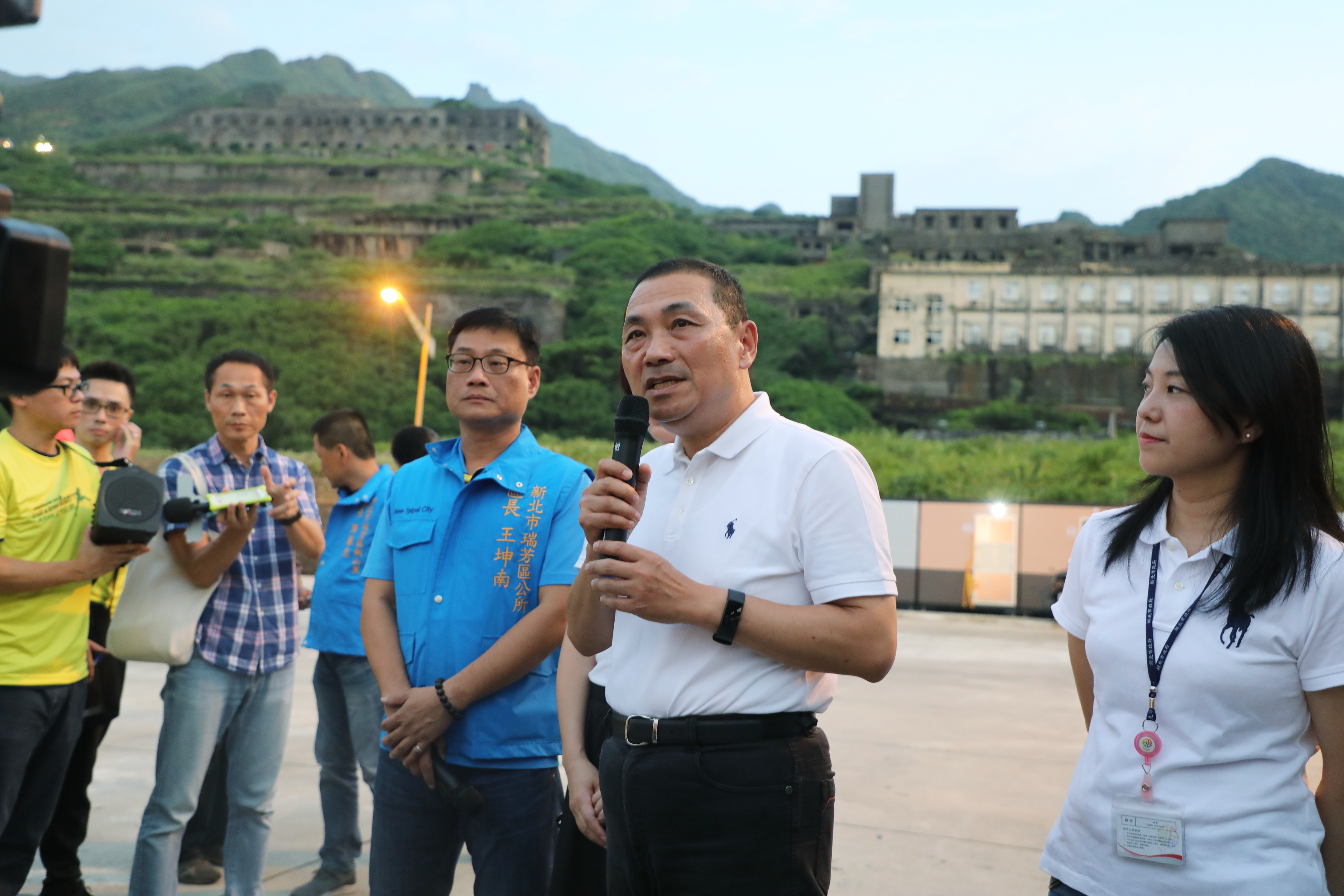 台電中秋點亮十三層遺址 侯友宜專程視察交通疏導情形