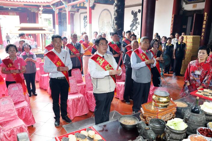 全臺祀典大天后宮秋祭盛事 黃偉哲擔任正獻官祝願市民安康