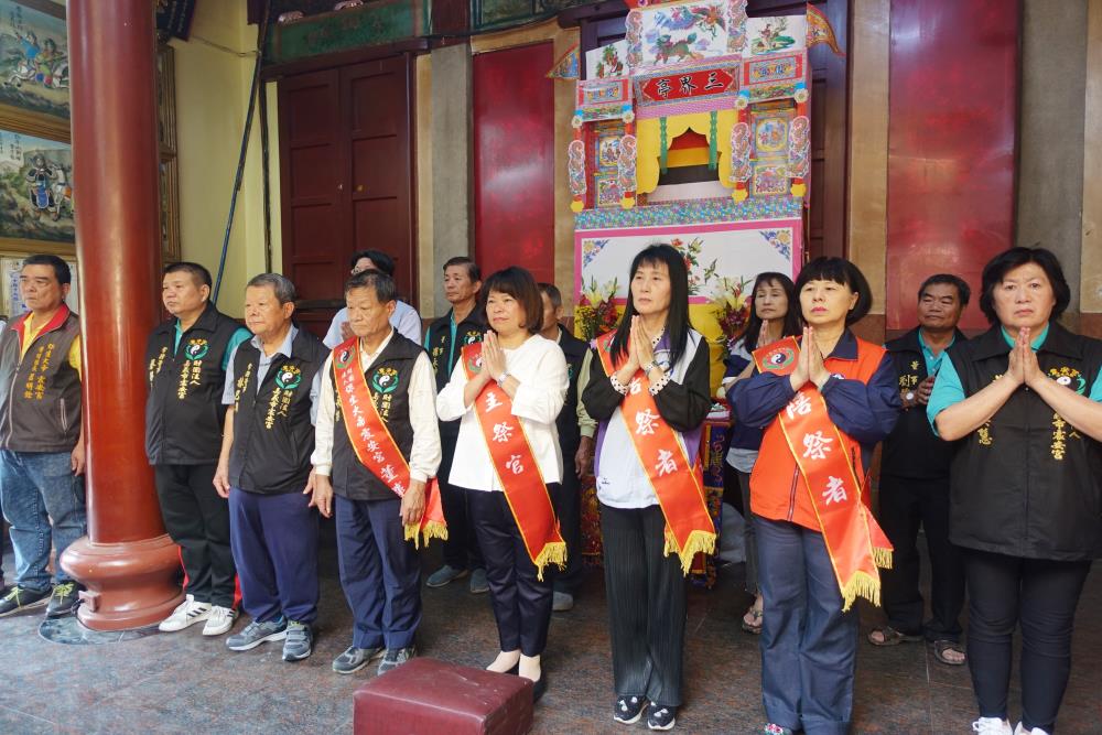 嘉義市保生大帝震安宮謝土祈安 黃敏惠市長任主祭官祈福