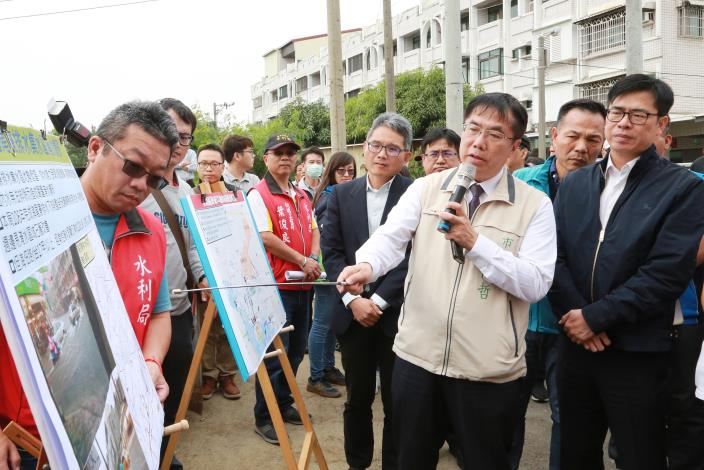 安中抽水站、海東D2抽水站及海尾寮排水明溝可望提升安南區防洪效能