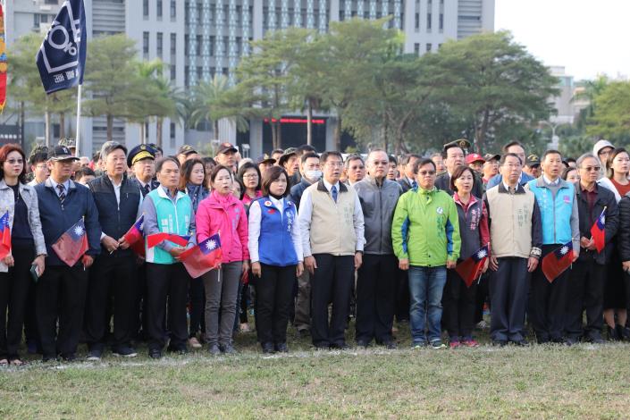 台南市元旦升旗 黃偉哲:新年度更加努力讓台南更好