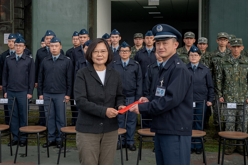 總統慰勉空軍第一雷達分隊