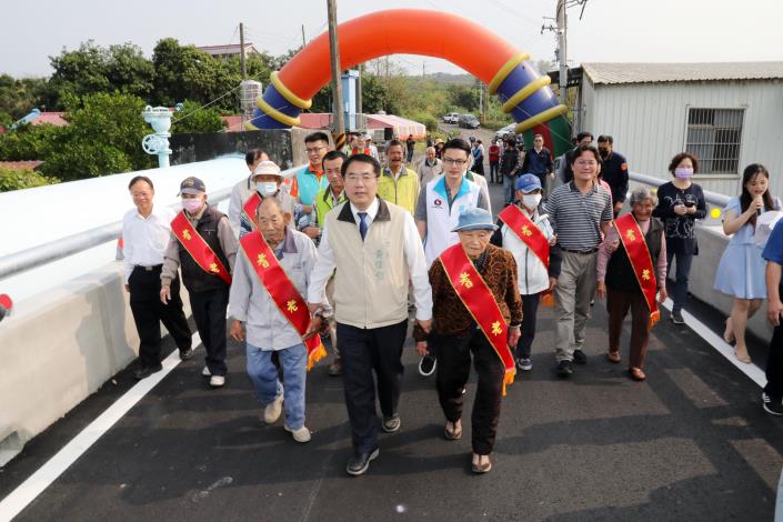 南化區尖山橋災後復建通車啟用