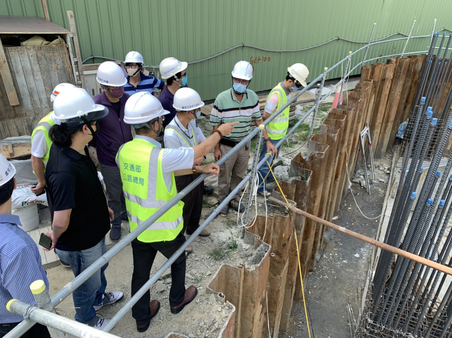 交通部視察「南市文化中心停E5立體停車場新建工程」      