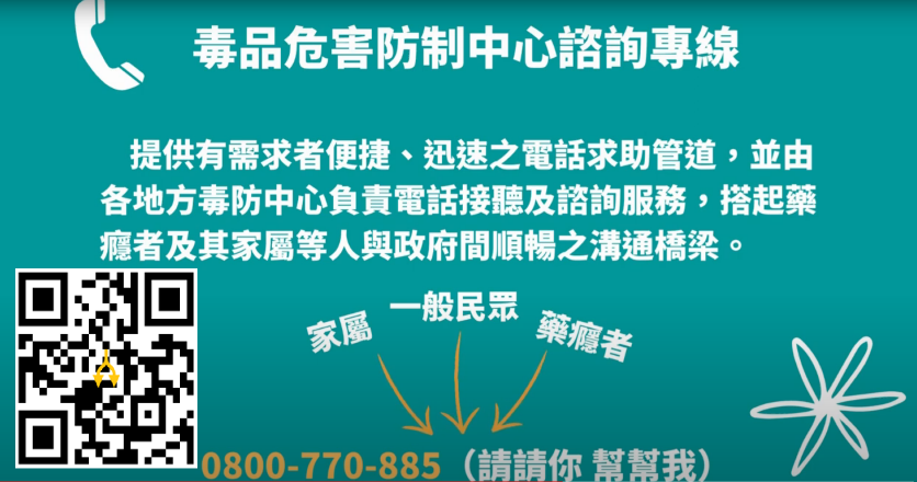 您不孤毒  24小時毒防諮詢專線陪伴您