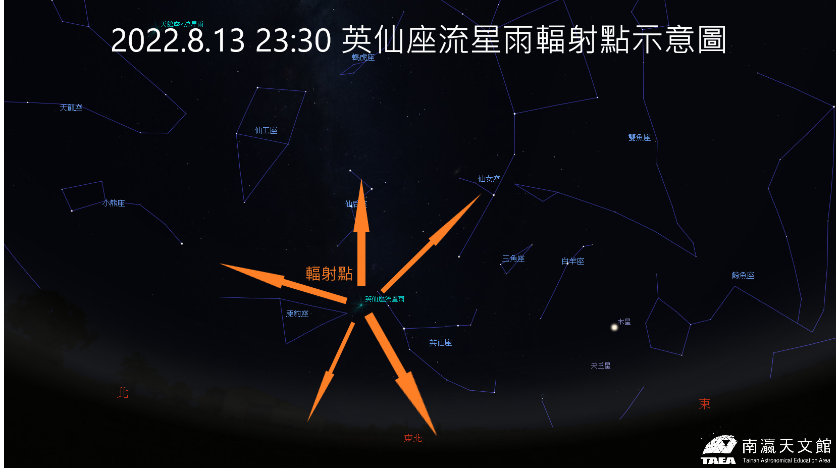 柏修斯的星願 盛夏夜空下的浪漫邂逅-英仙座流星雨觀測13日登場