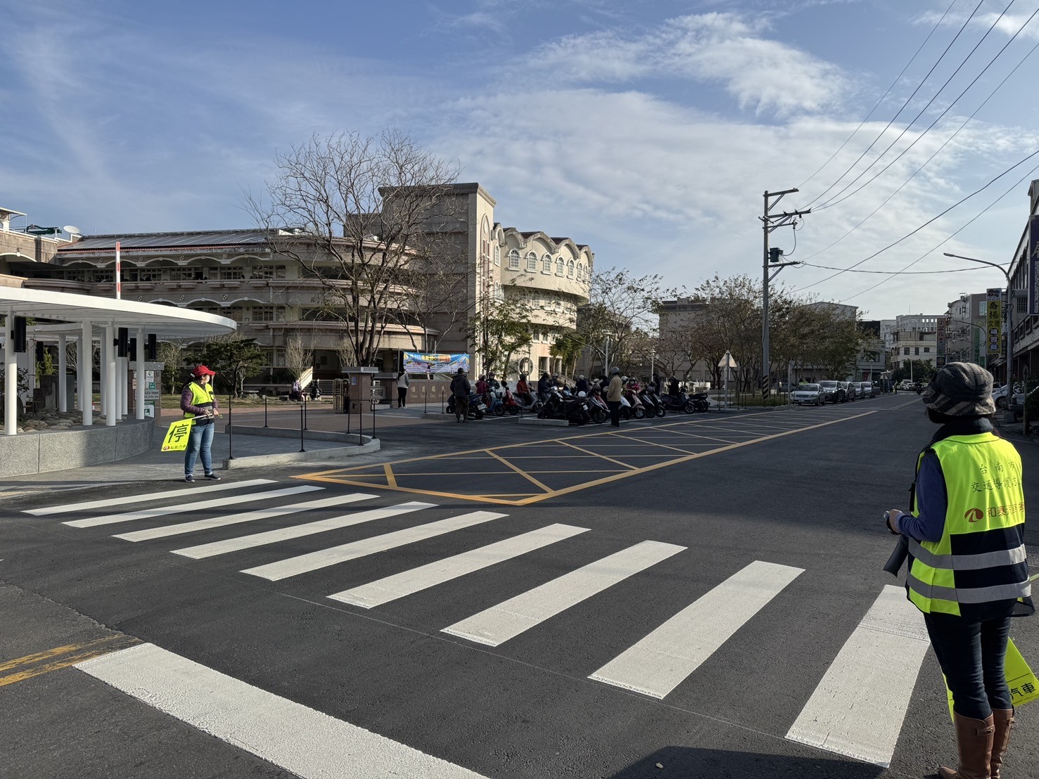 佳里區信義國小校園通學步道升級 綠意構築安心上學步道！