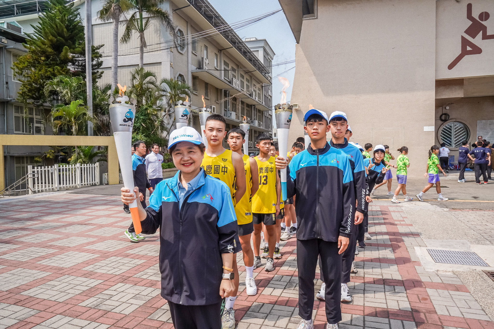 114年全中運聖火榮耀接力　前進新竹市、苗栗縣、臺中市　照耀青春跑道