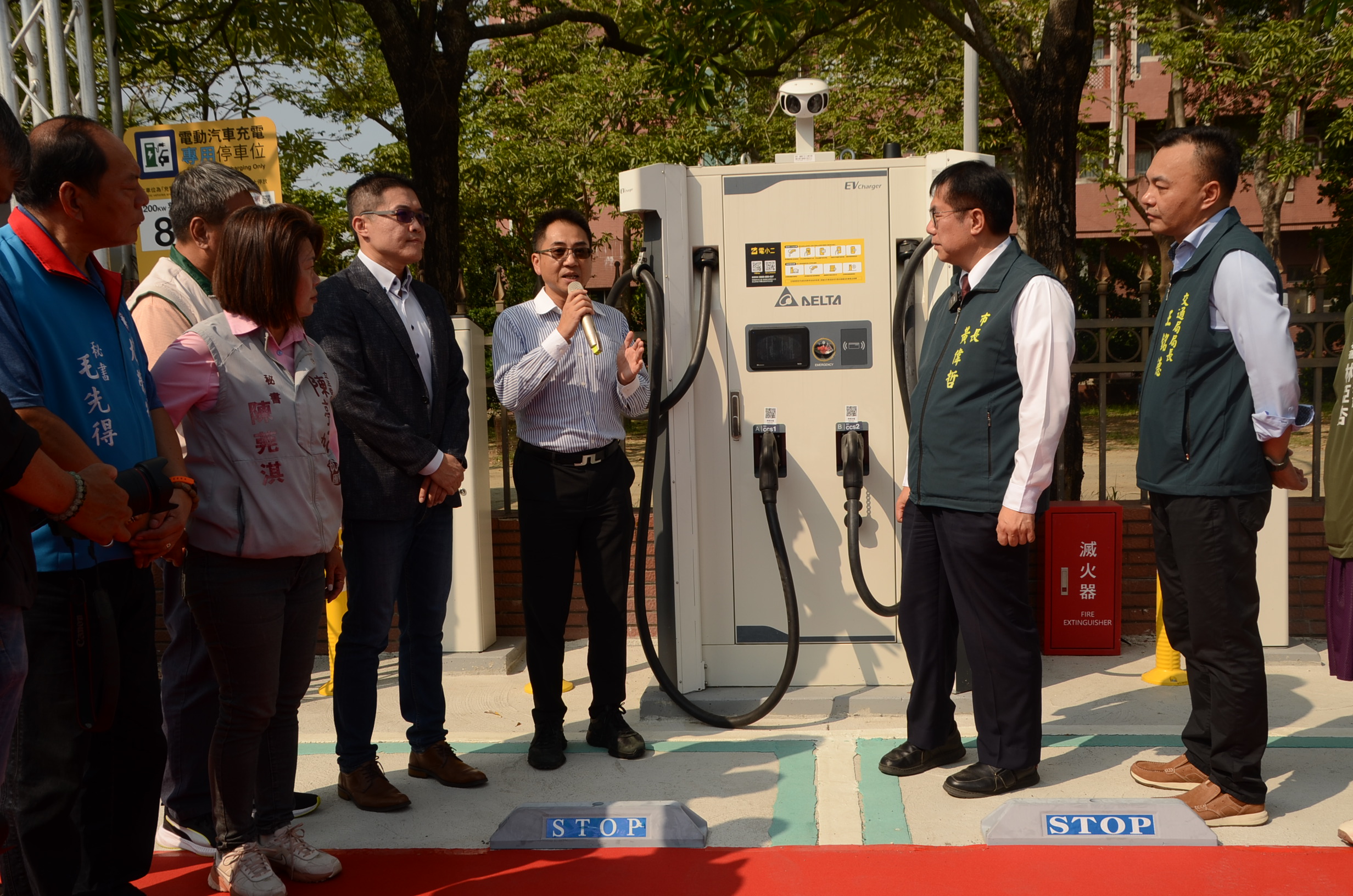 台南第三行政中心曾文市政願景園區充電站上線