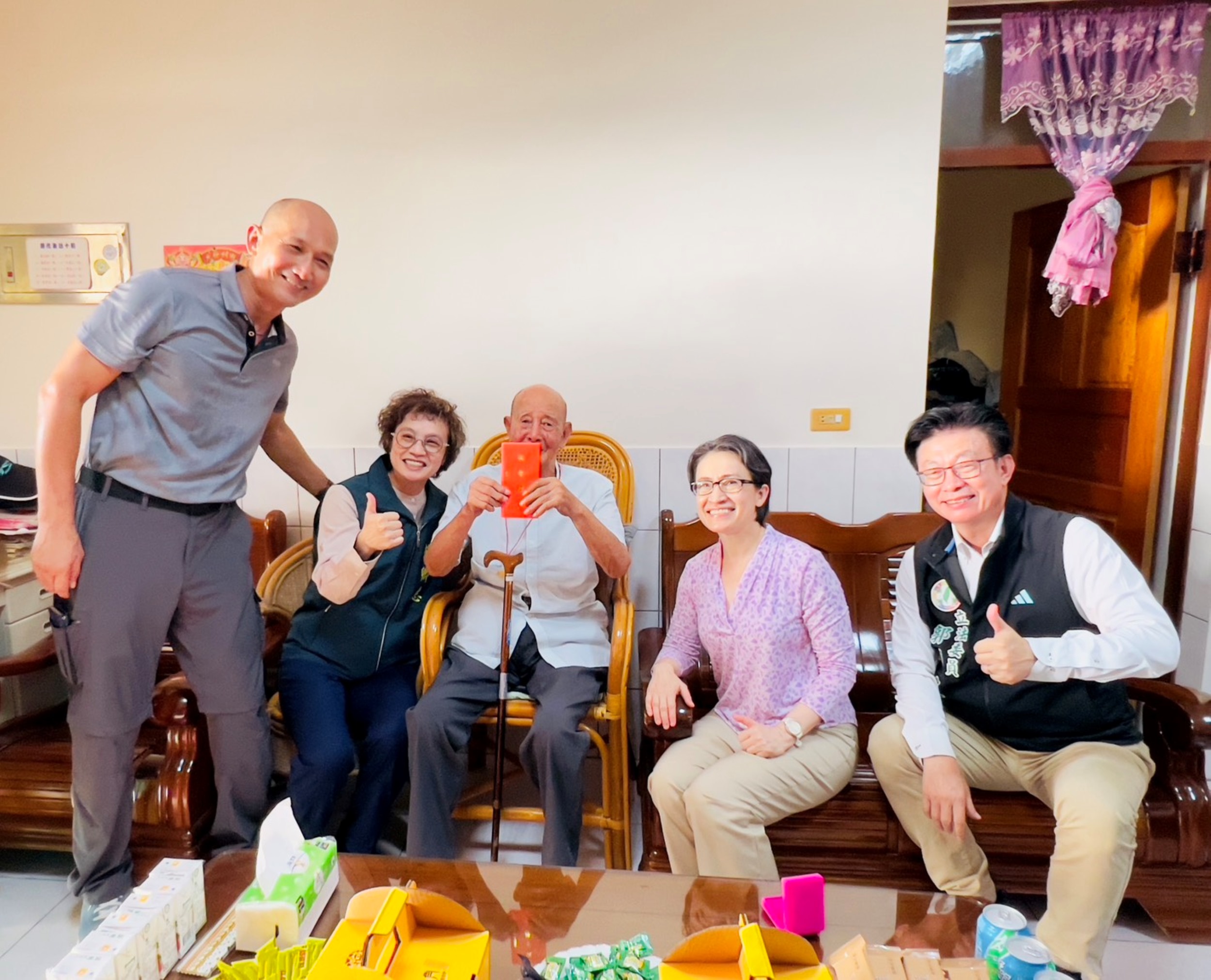 重陽節將屆　蕭副總統前往嘉南探訪百歲人瑞