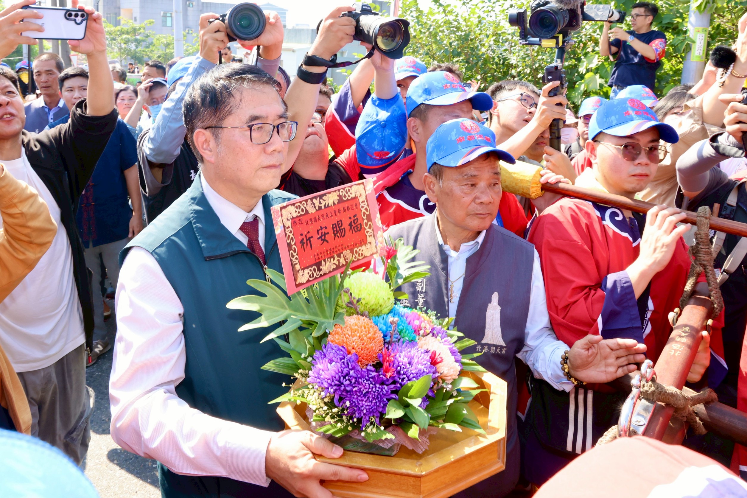 睽違百年再現！北港朝天宮「黑面三媽」主巡台南