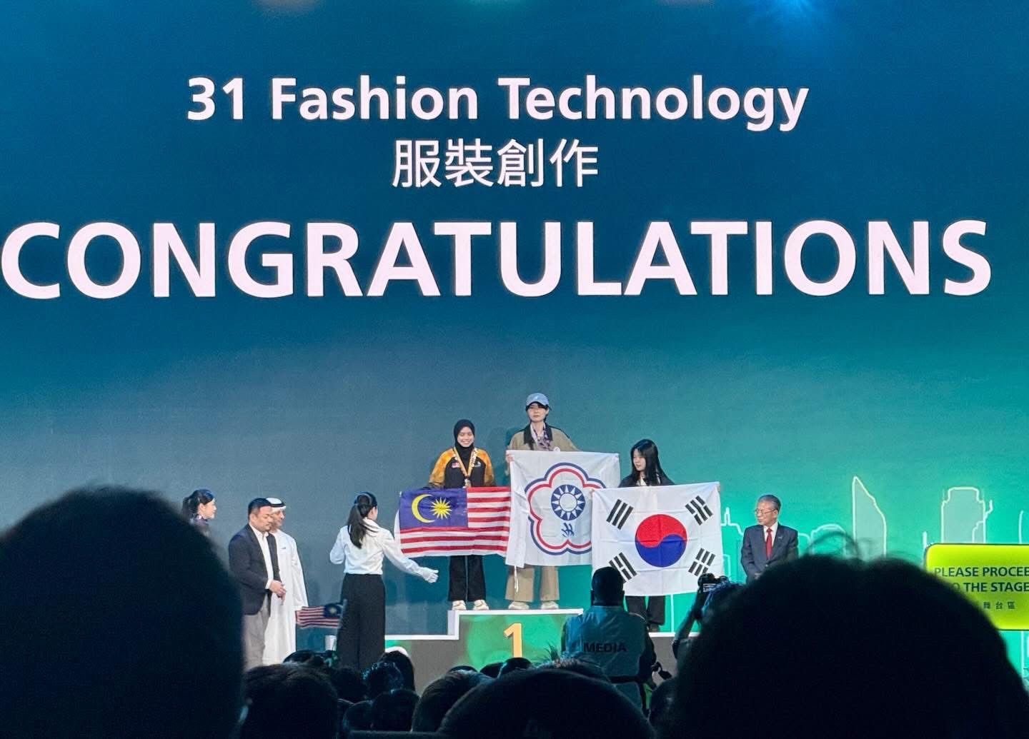 南應大服設系蕭妤珊勇奪2025亞洲技能競賽金牌   閃耀國際競賽舞台